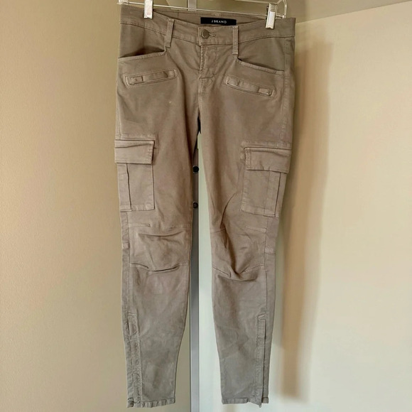 J Brand Grayson Military Cargo Skinny Jeans in vintage dim grey - Picture 4 of 9